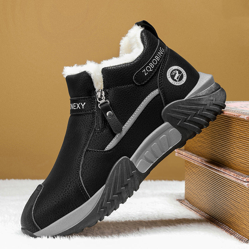 Leif | Men's Fleece-Lined Leather Winter Boots