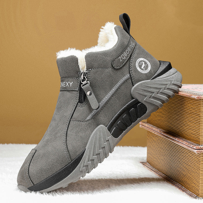 Leif | Men's Fleece-Lined Leather Winter Boots