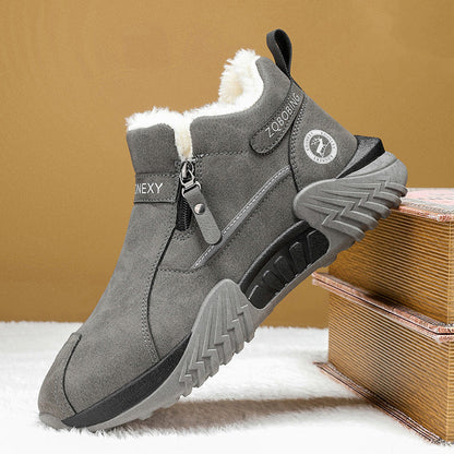 Leif | Men's Fleece-Lined Leather Winter Boots