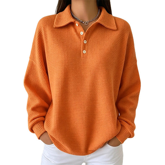 Nancy | Relaxed Waffle Knit Sweater