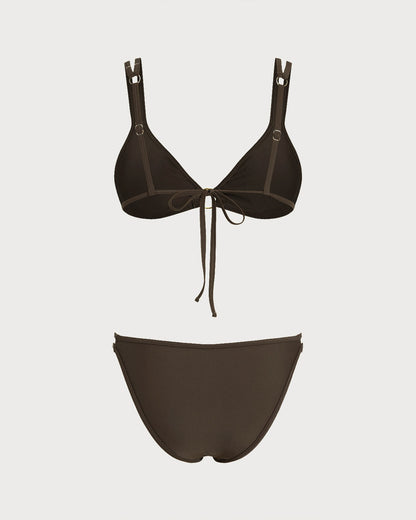 O-Ring Triangle Bikini Set