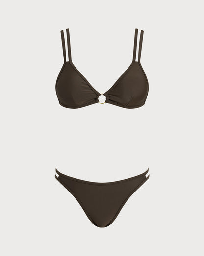 O-Ring Triangle Bikini Set