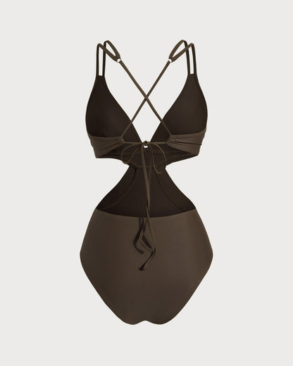 One Piece Swimsuit X Cross Café