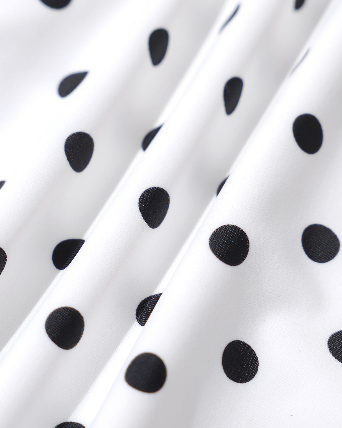 White Polka Dot Triangle Bikini Set