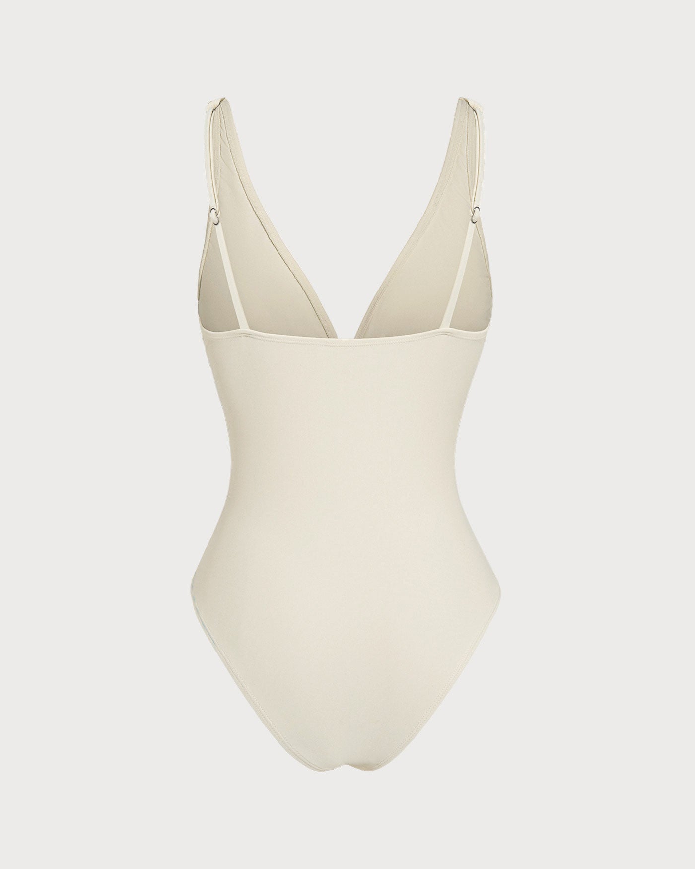 One-Piece Bralette Swimsuit Off White