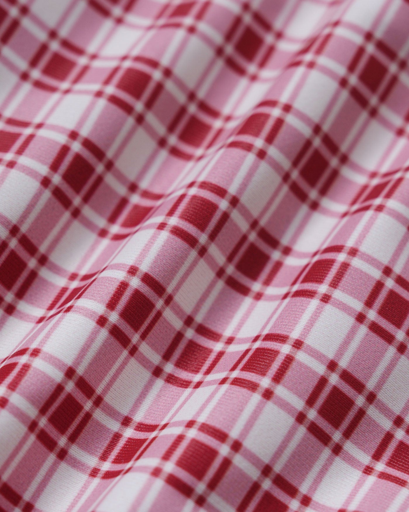Red Checkered Bikini Set with Underwire