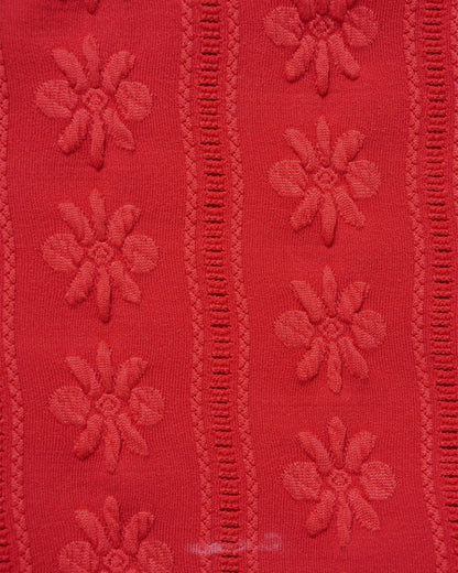 Textured Bikini Set with U-Neck