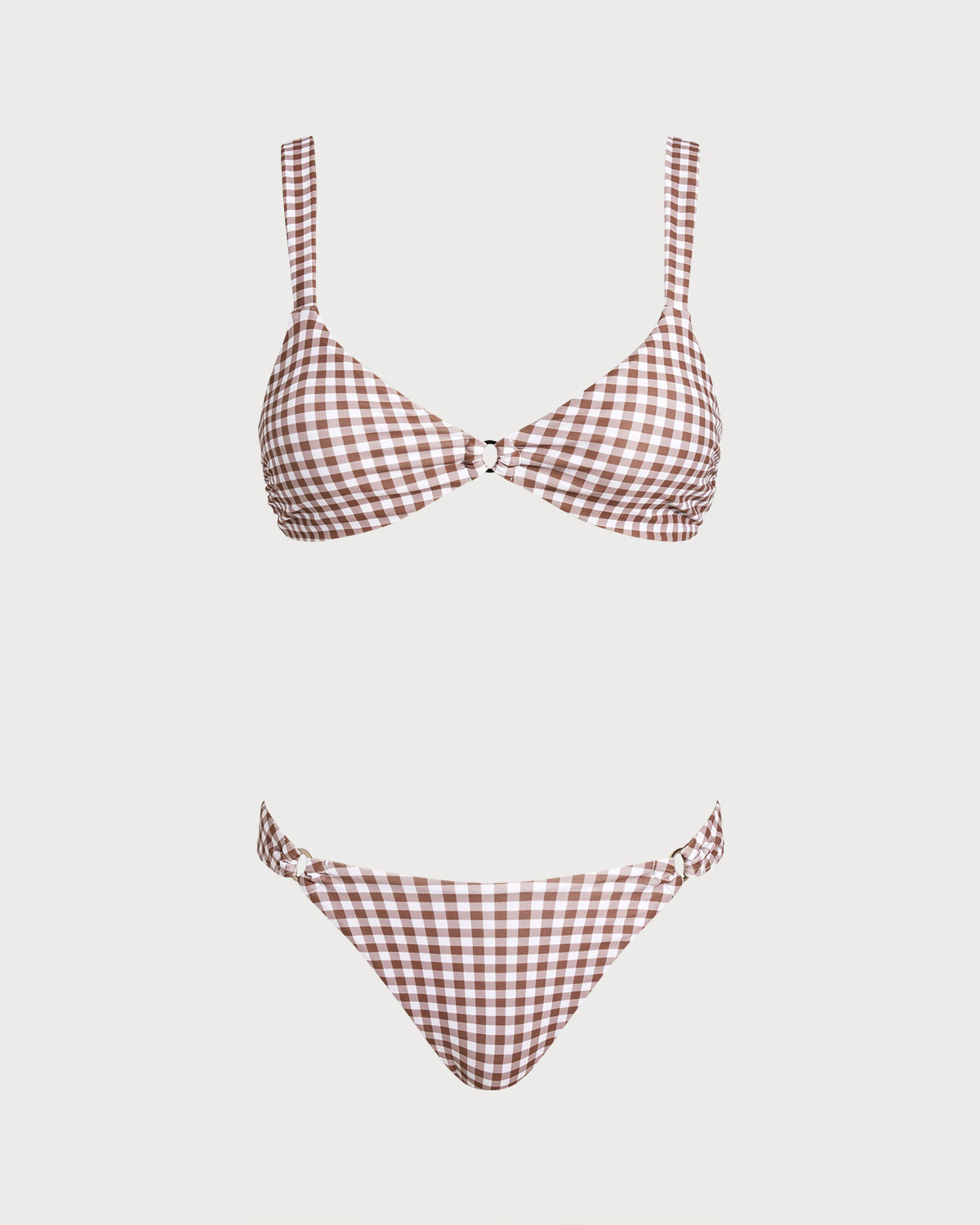 Ring O Bikini Sets in Coffee Color
