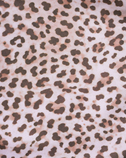Halter Leopard Print Bikini Set