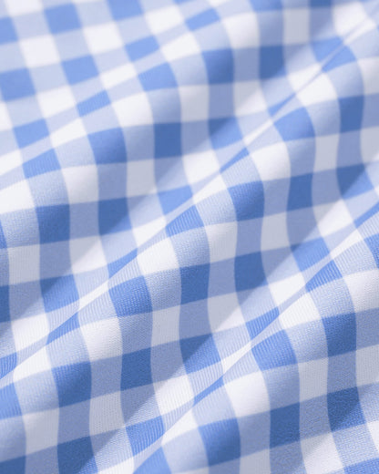 Blue Checkered Monokini with Rings