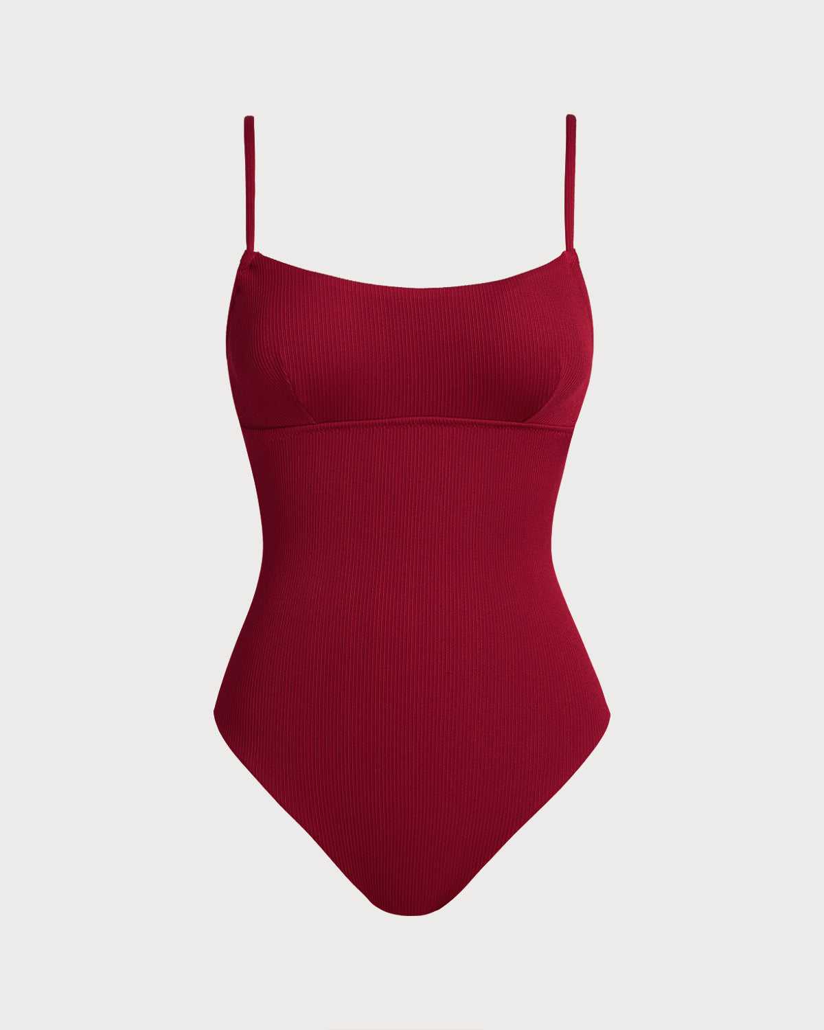 Red Bralette X Cross One-Piece Swimsuit