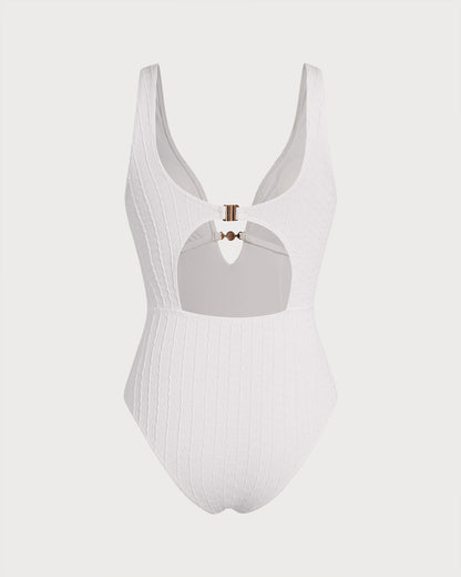 Textured White Full Body with Cut